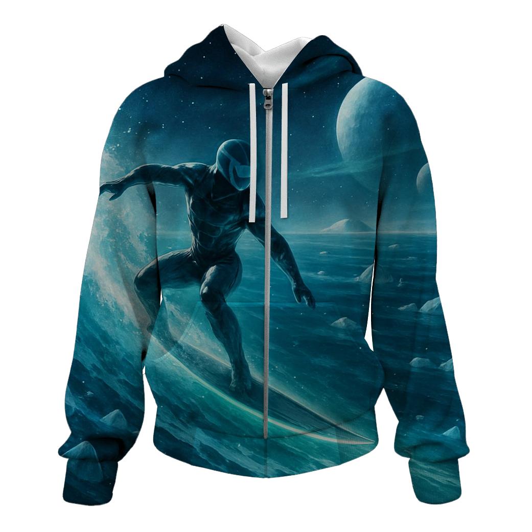 Glacier Comet Surf graphic hoodies