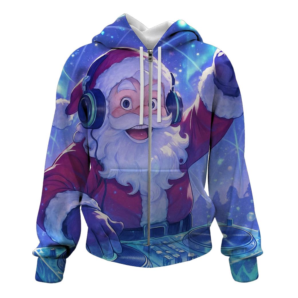 Santa DJ At The Polar Light Dome hoodie styles