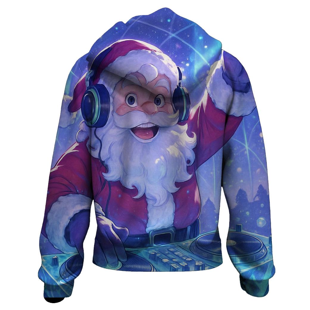 Santa DJ At The Polar Light Dome hoodie styles