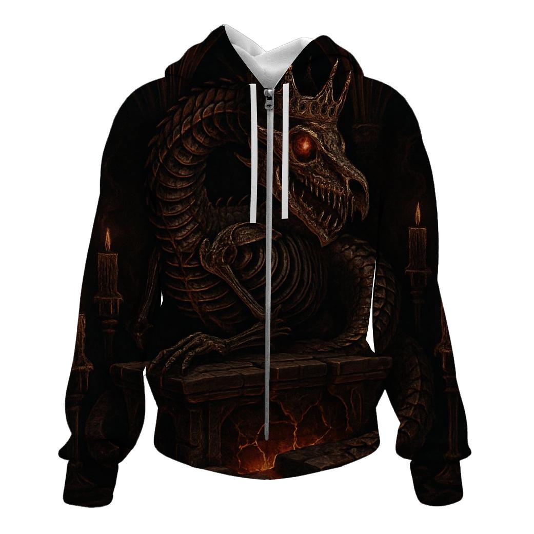Crowned Wyrm Of The Cathedral Crypt custom hoodies