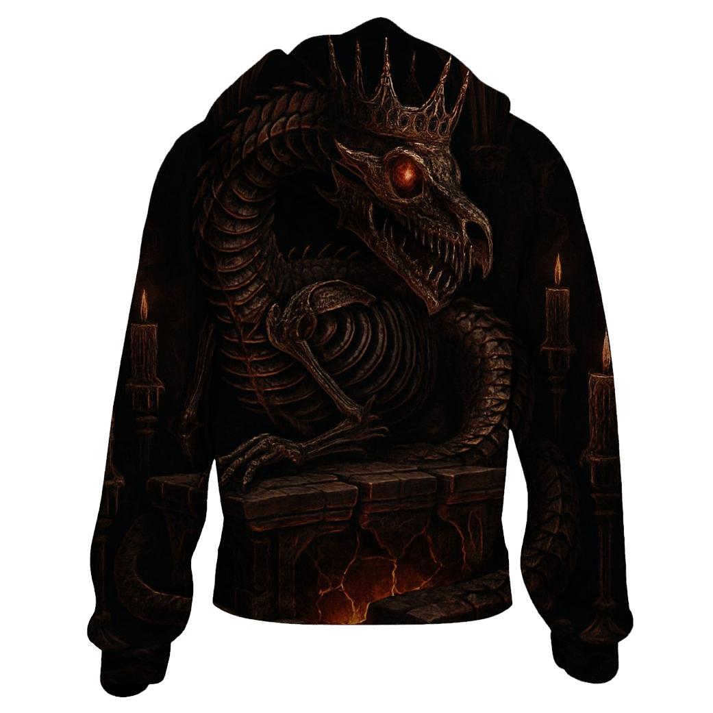 Crowned Wyrm Of The Cathedral Crypt custom hoodies