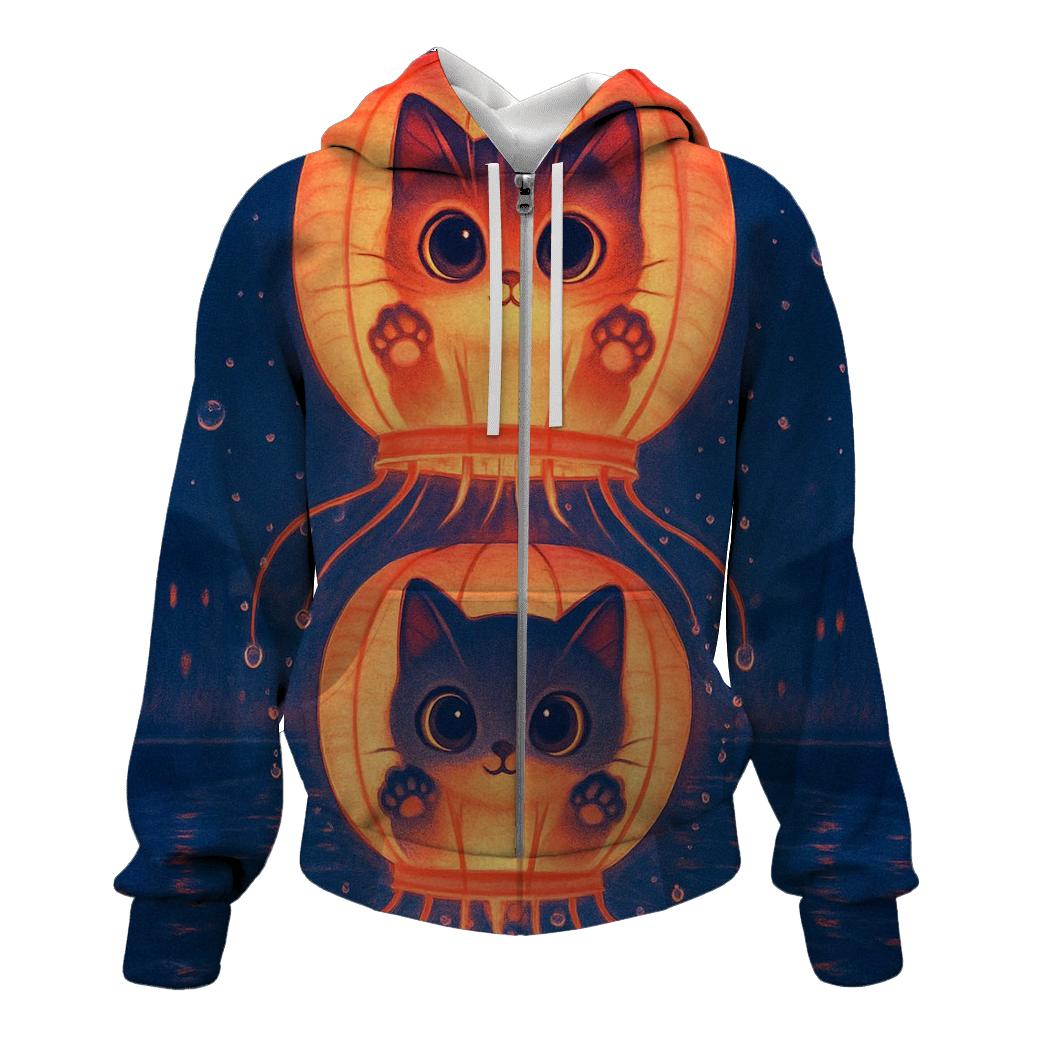 Lantern Jellyfish Kitty Parade graphic hoodies