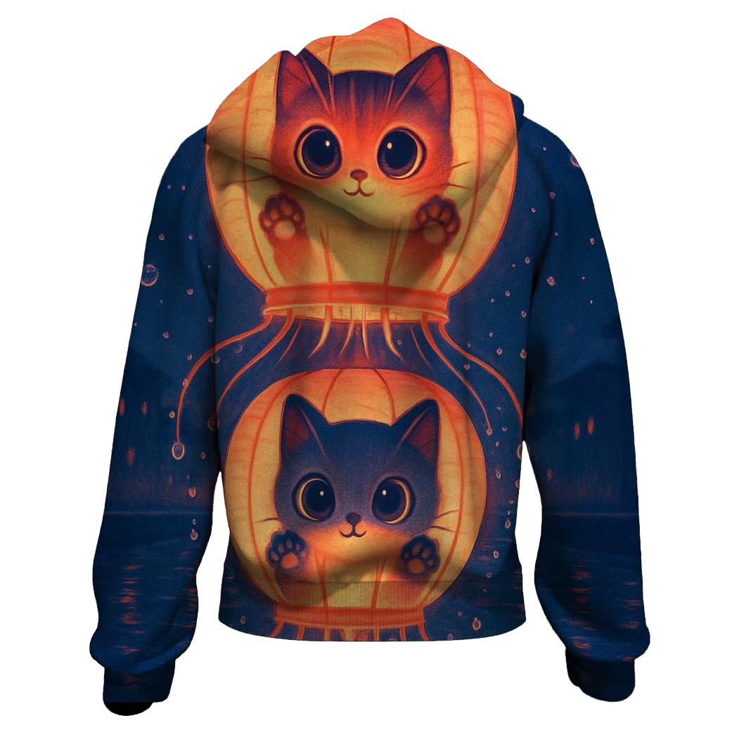 Lantern Jellyfish Kitty Parade graphic hoodies