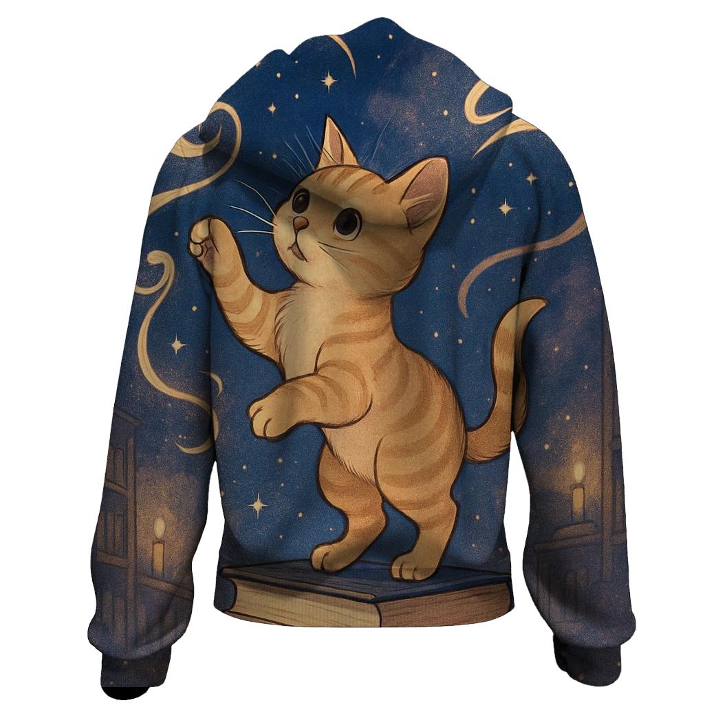 Library Of Purring Comets hoodie styles