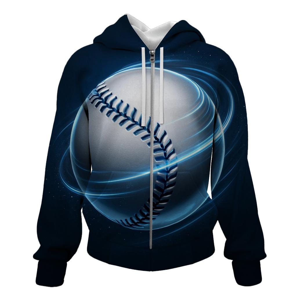 Icy Seams Time Spiral designer hoodies