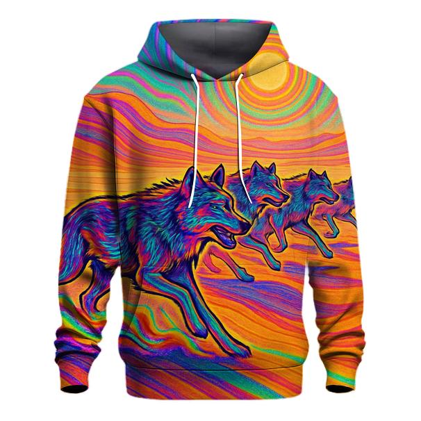 Desert Mirage Pack In Prism Dunes zip-up hoodies