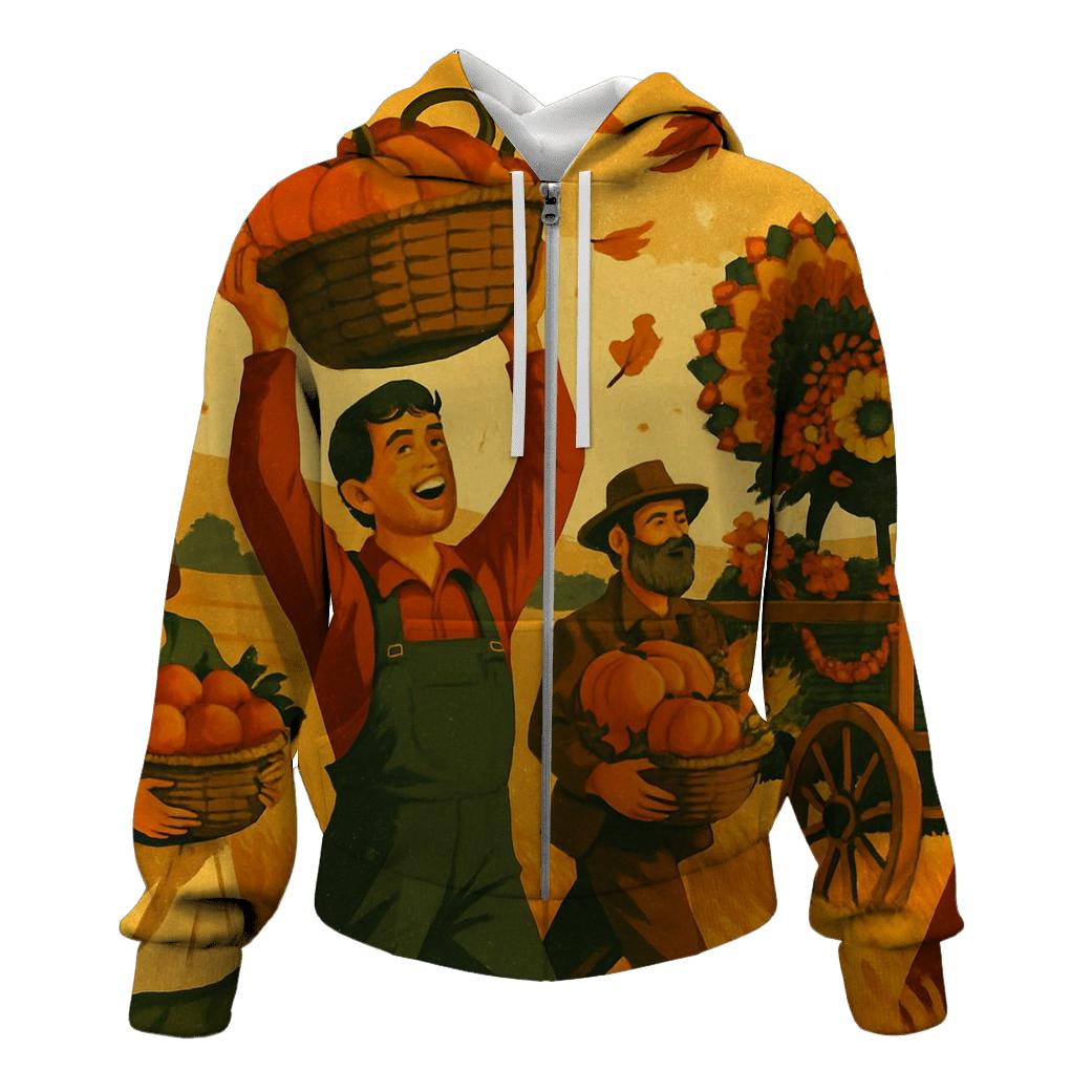 Thankful Harvest Field Parade premium hoodies