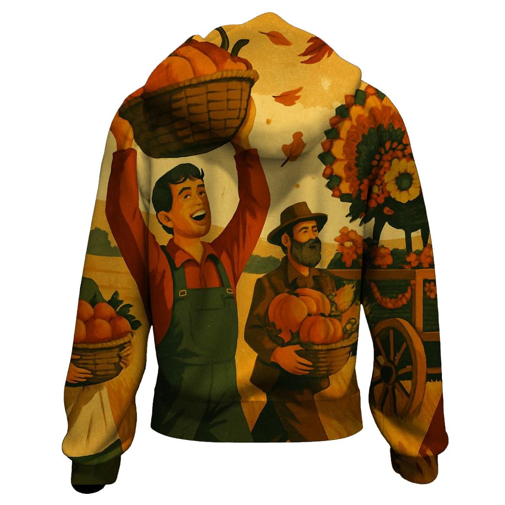 Thankful Harvest Field Parade premium hoodies