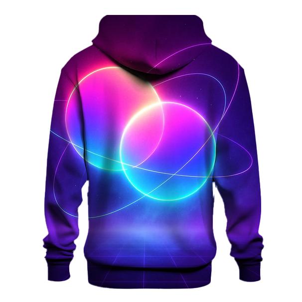 Neon Equinox Mirages pullover hoodies