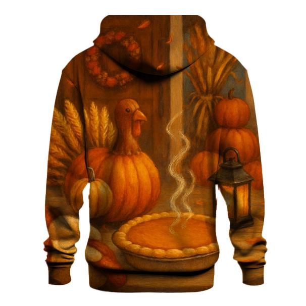 Lanternlit Harvest Welcome Porch graphic hoodies