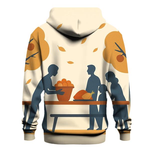 Sunlit Orchard Gratitude Gathering zip-up hoodies