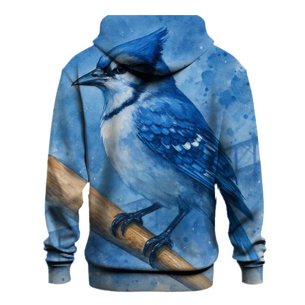 Perched Power Bat With Blue Jays Focus hoodie styles