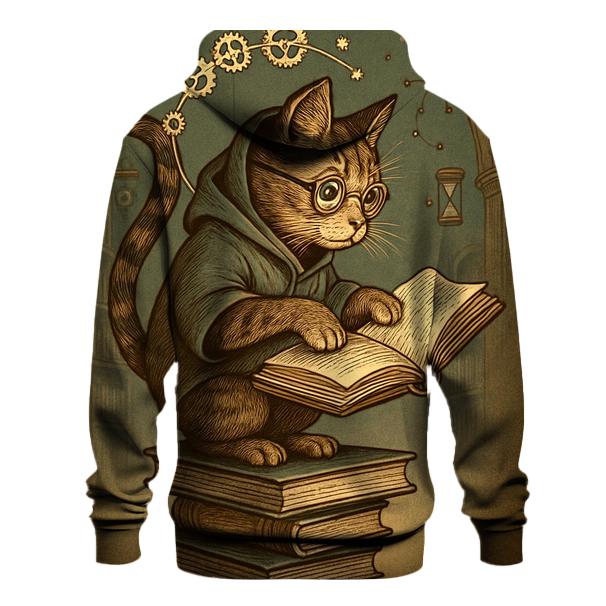 Clockwork Library Scholar Cat hoodie styles