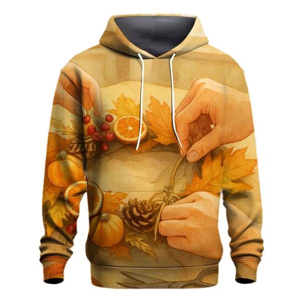 Autumn Wreath Workshop Tabletop premium hoodies