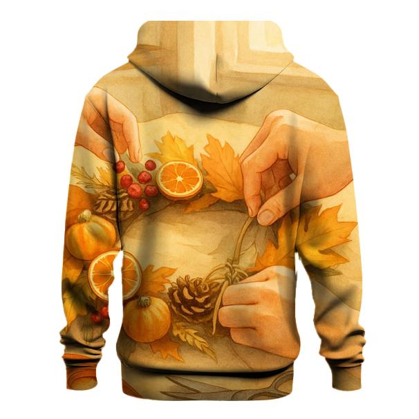 Autumn Wreath Workshop Tabletop premium hoodies