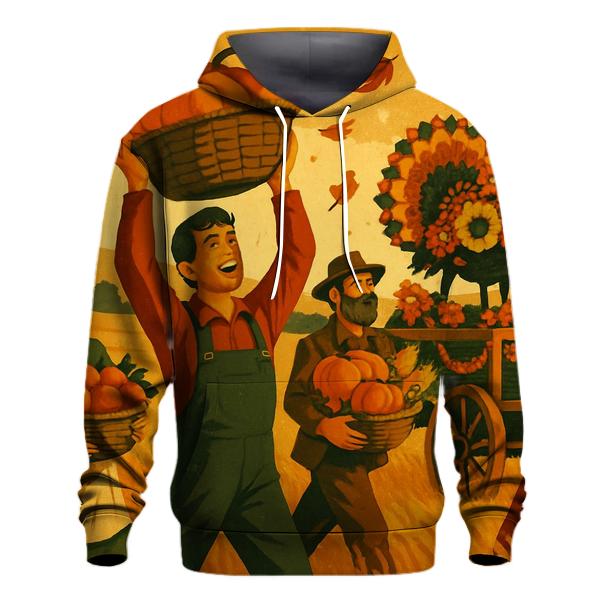 Thankful Harvest Field Parade premium hoodies