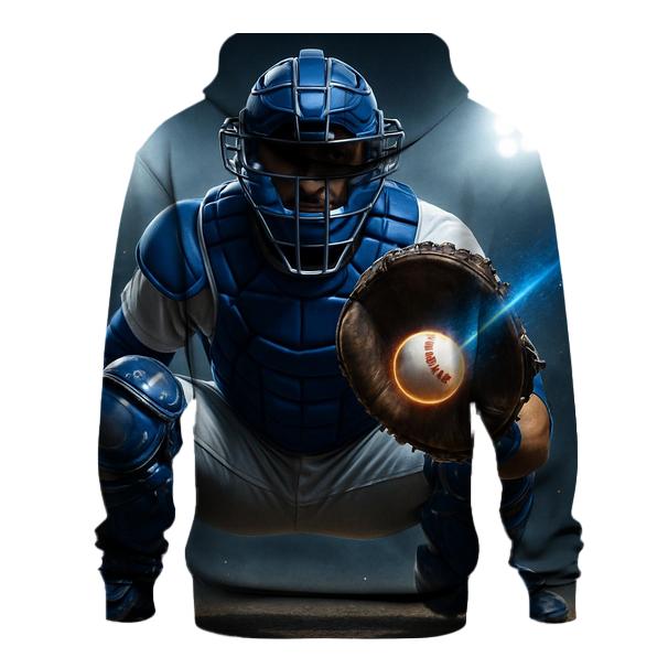 Midnight Catcher Armor graphic hoodies