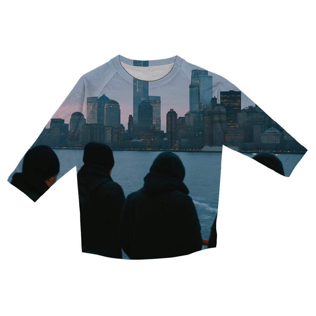First Ferry Light Over Lower Manhattan stylish quarter sleeve tops