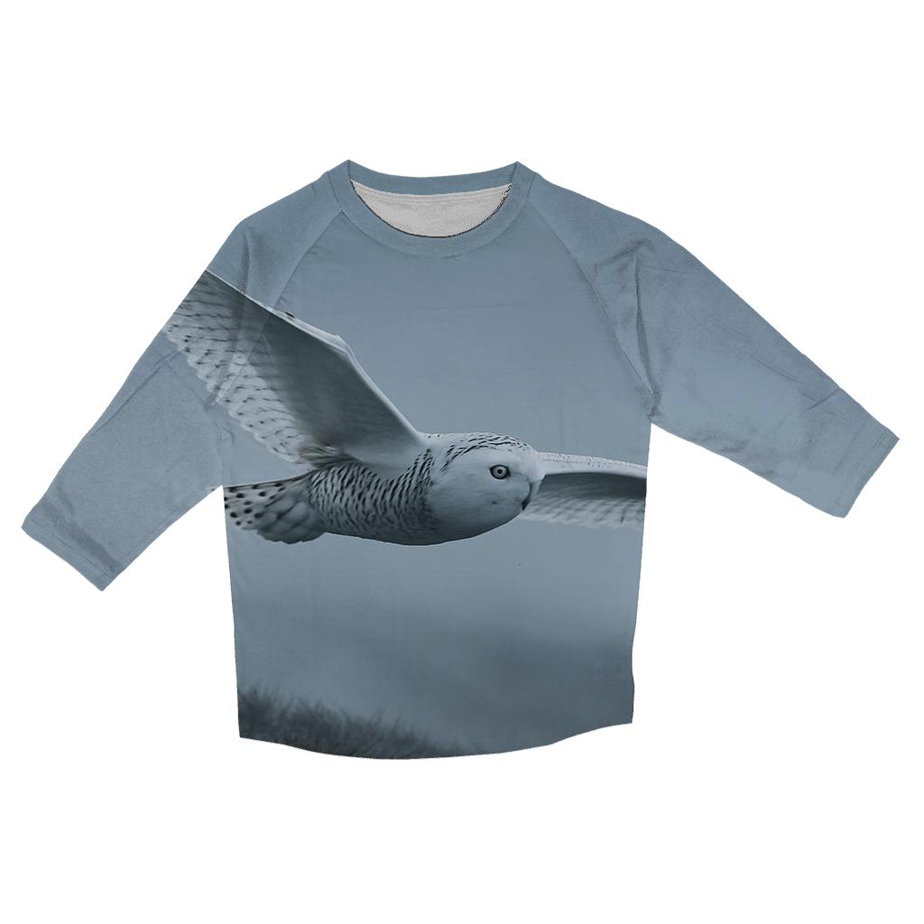 Mistline Monarch Snowy Owl designer 3/4 sleeve blouses