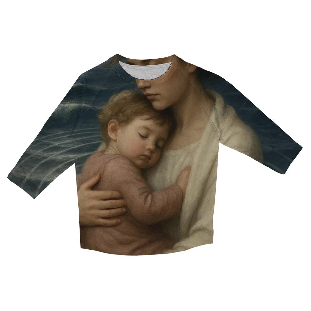 The Heartbeat Anchor A Mother’s Calm In Every Storm custom 3/4 sleeve shirts