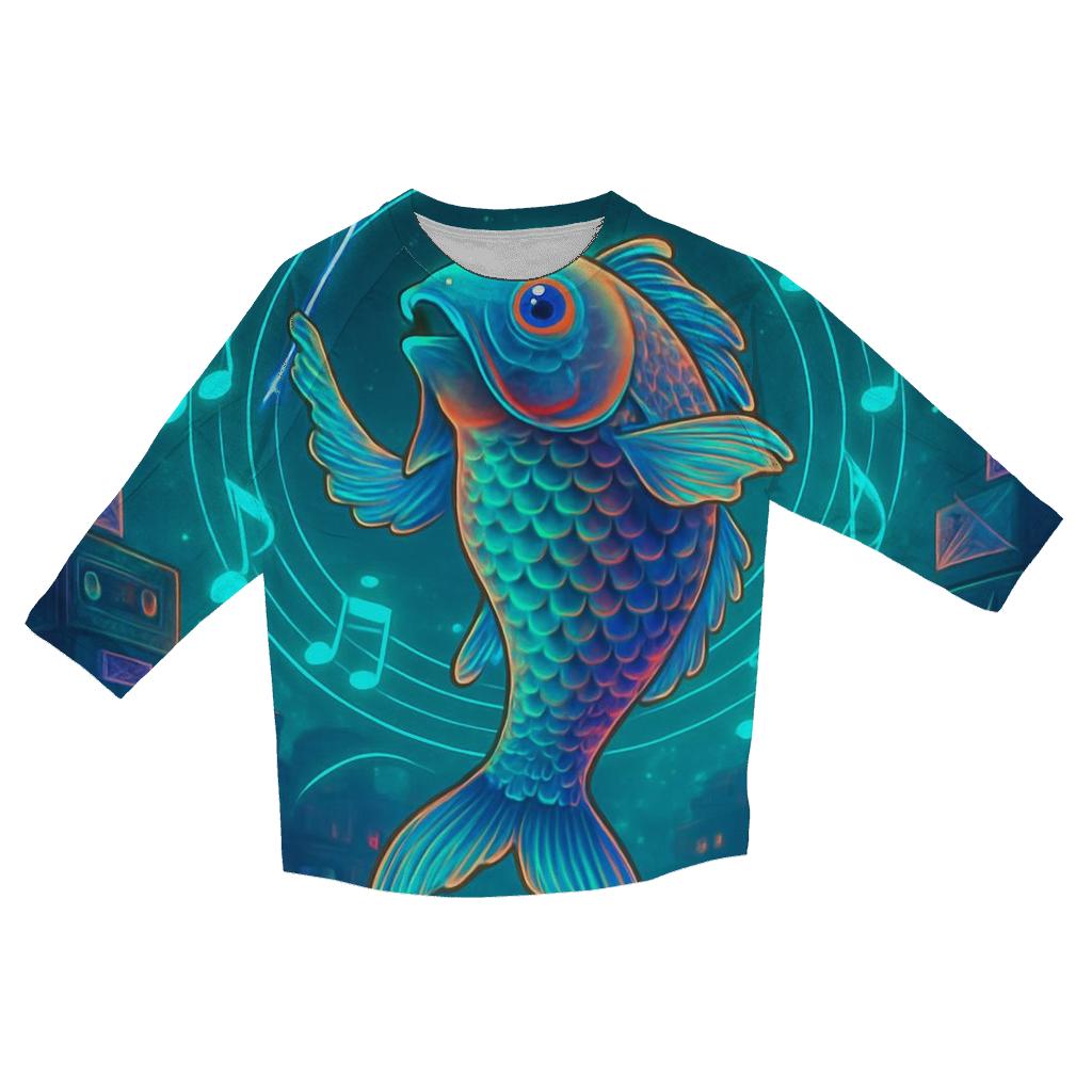 Neon Koi Orchestra personalized 3/4 sleeve tees