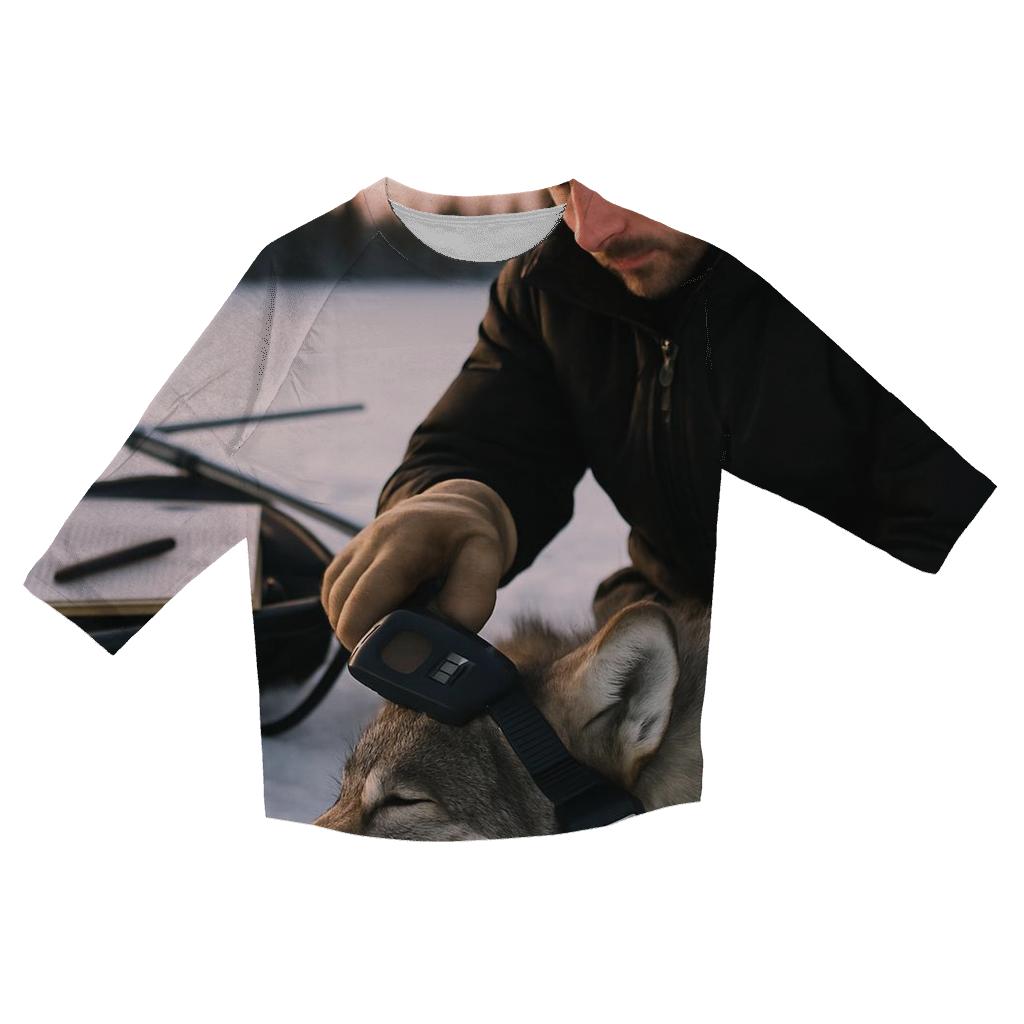 Radio Collar Check In Winter Capture Corridor casual three quarter sleeve shirts