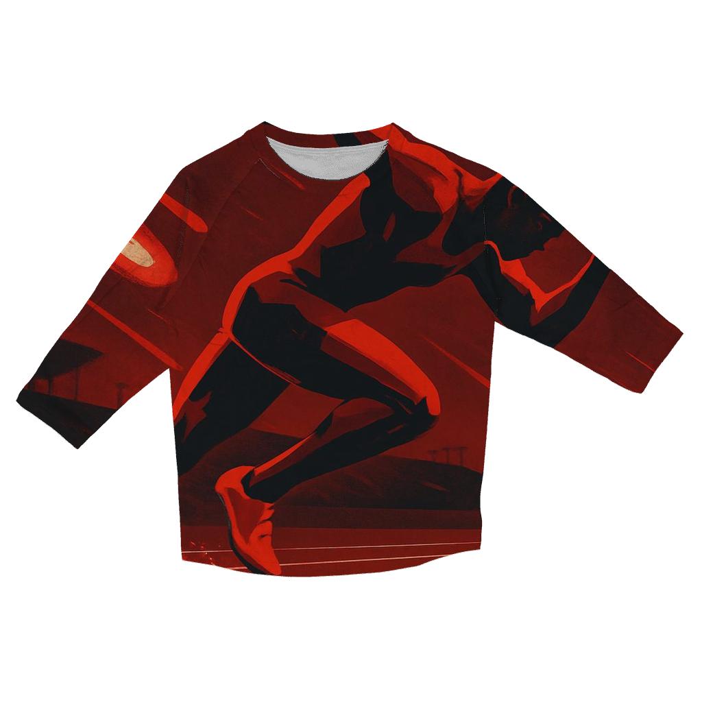 Crimson Sprint Meteor Lane custom 3/4 sleeve shirts