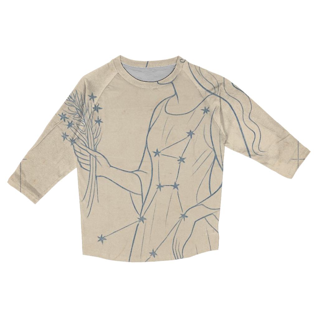 Virgo Sheaf Of Wheat Celestial Blueprint personalized 3/4 sleeve tees