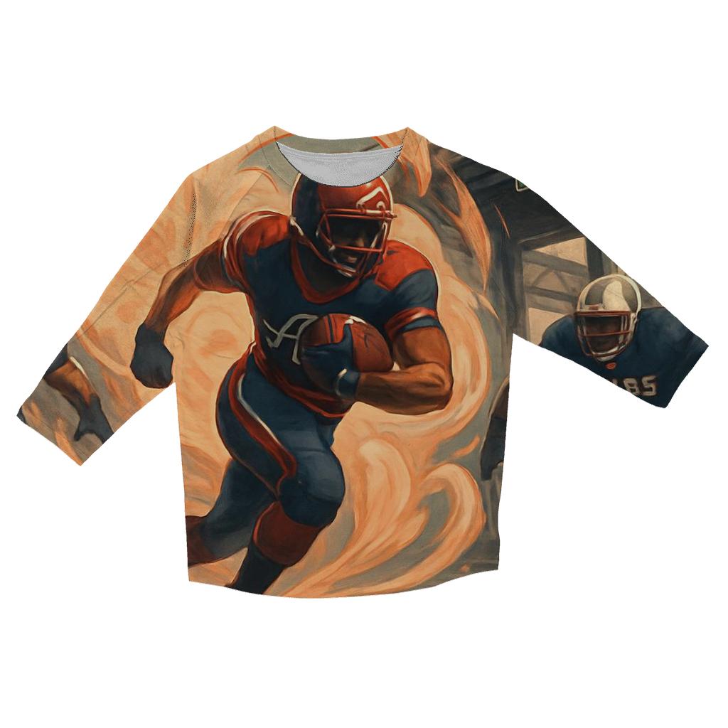 Peachtree Wind Route Kick Return Clash stylish quarter sleeve tops
