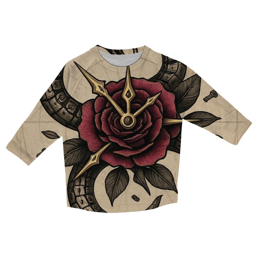 Clockwork Garden Ouroboros stylish quarter sleeve tops