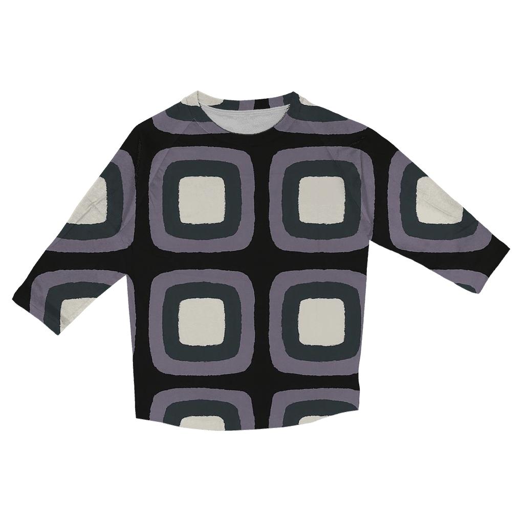 Itajime Eclipse Clamp Grid fashion 3/4 sleeve shirts