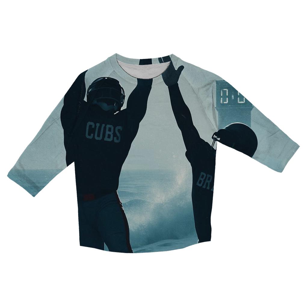 Lakefront Hail Mary Over Frozen Spray fashion 3/4 sleeve shirts