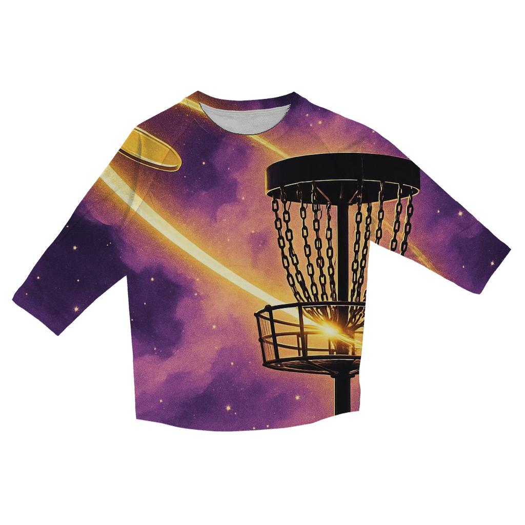 Golden Disc Golf Nebula Basket fashion 3/4 sleeve shirts