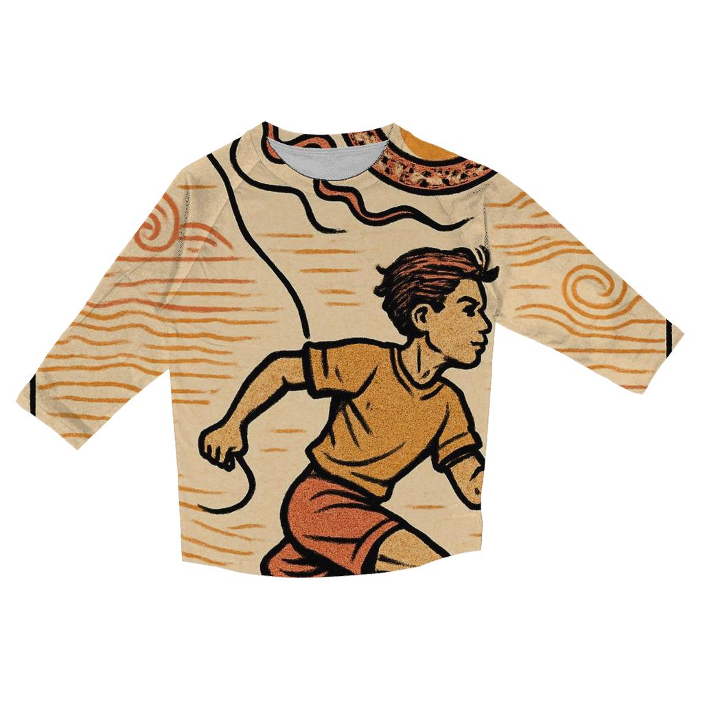 Solar Kite Runner Ouroboros fashion 3/4 sleeve shirts