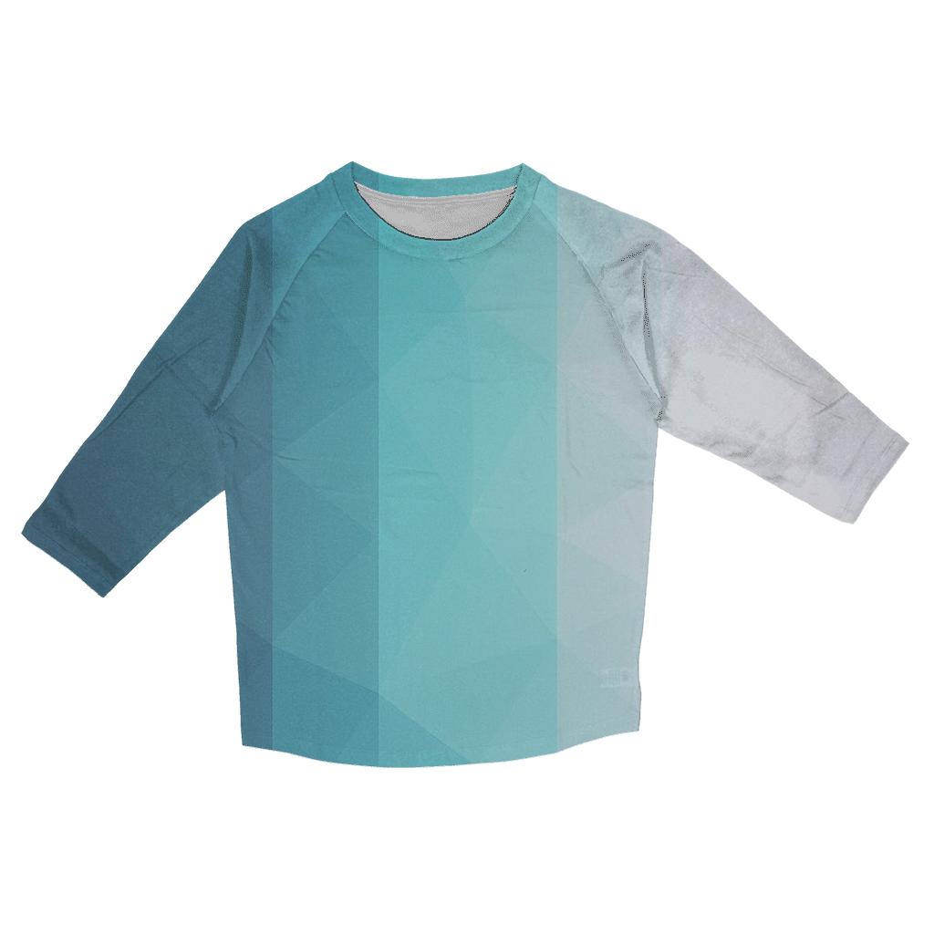 Glacier Prism Fade personalized 3/4 sleeve tees