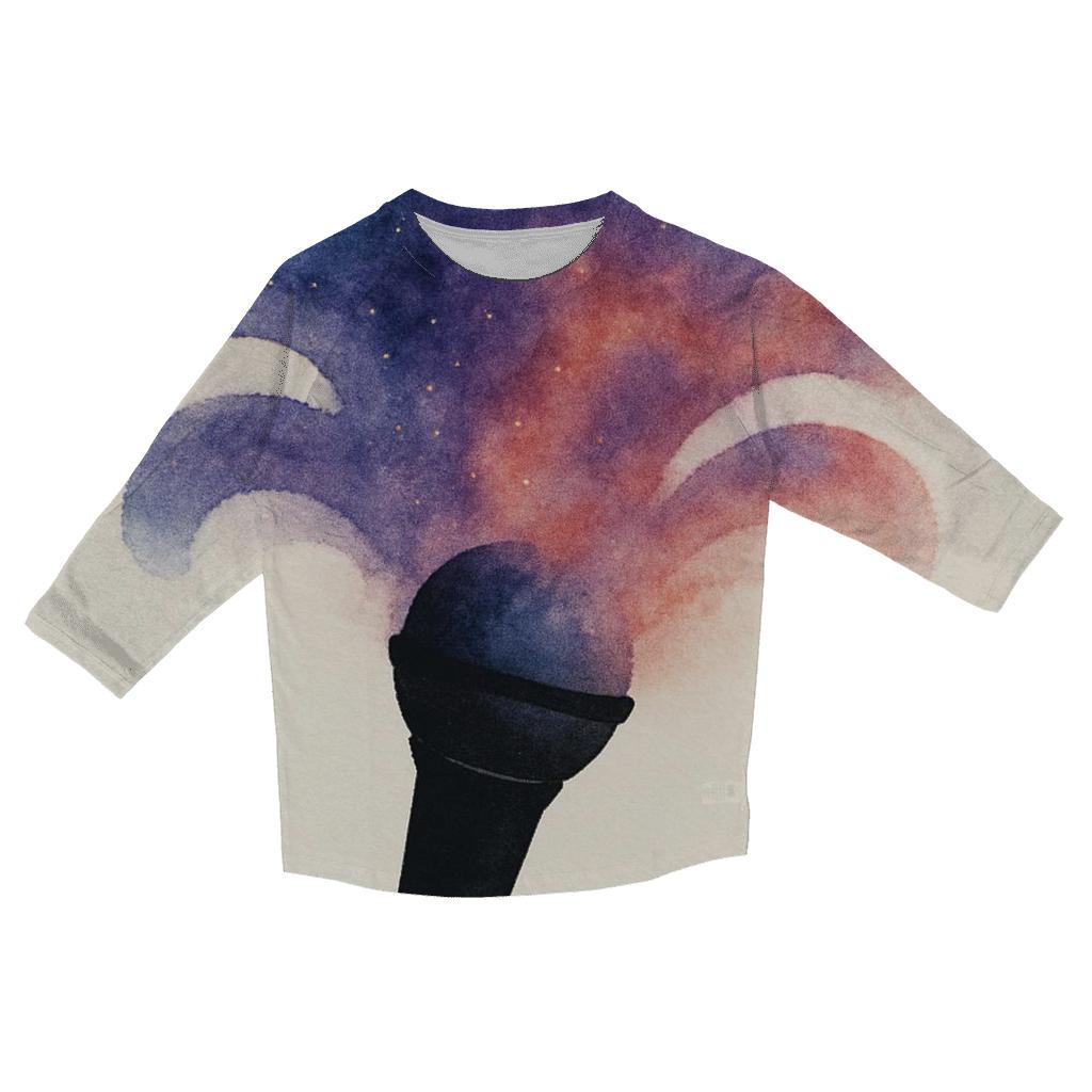 Microphone Nebula Bloom fashion 3/4 sleeve shirts