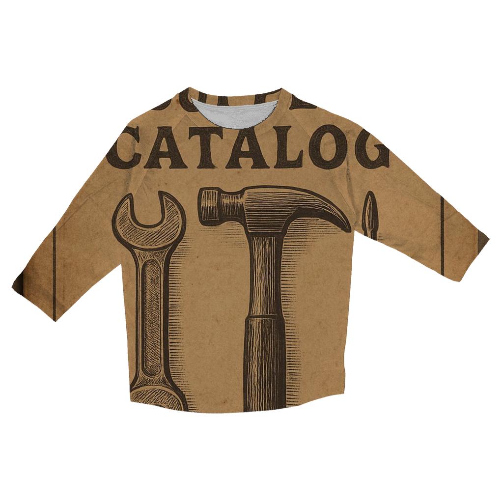 Antique Workshop Tools Catalog Cover cotton quarter sleeve shirts