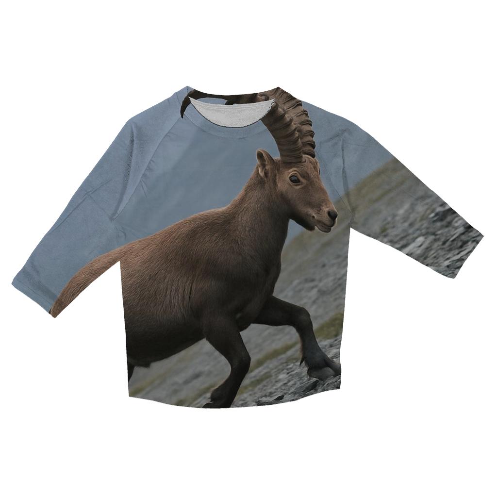 Scree Step Alpine Ibex custom 3/4 sleeve shirts
