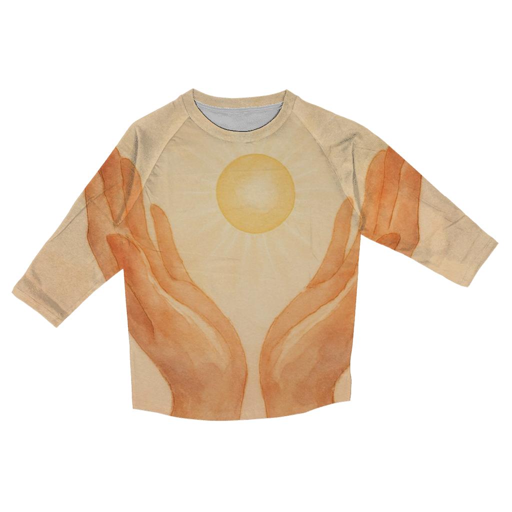 Open Hands Of Dawn stylish quarter sleeve tops