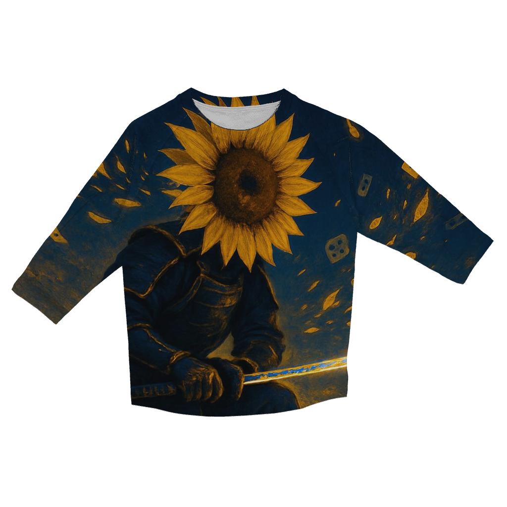 Sunflower Samurai Paradox custom 3/4 sleeve shirts