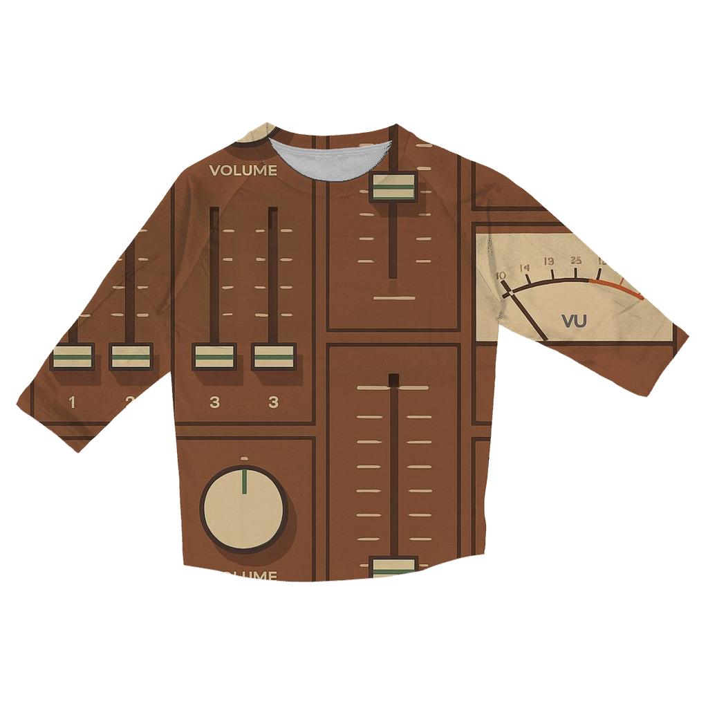 Analog Hi Fi Control Panel cotton quarter sleeve shirts