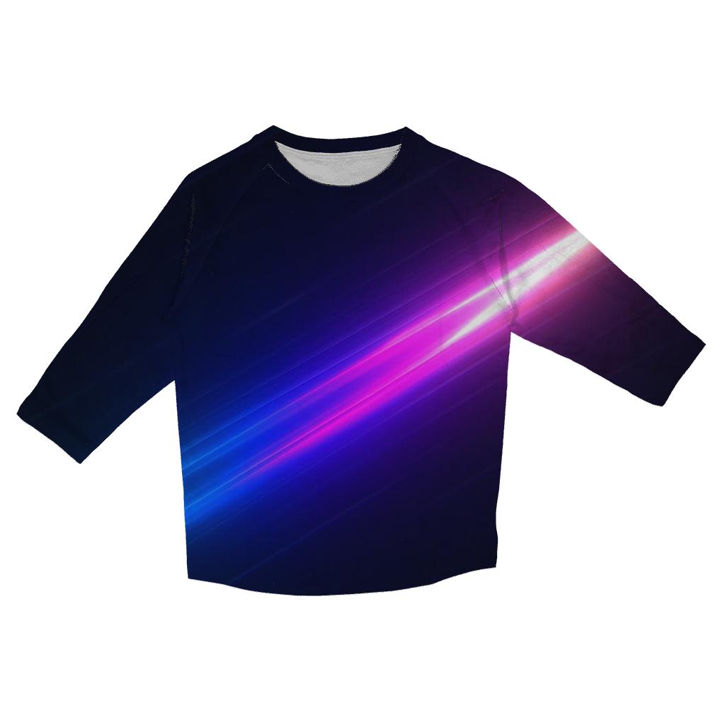 Neon Meteor Trail stylish quarter sleeve tops