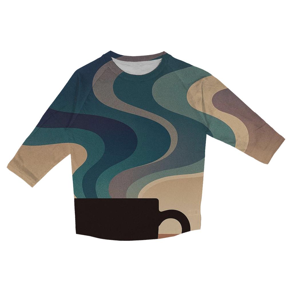 Aroma Wave Horizon trendy 3/4 sleeve tops