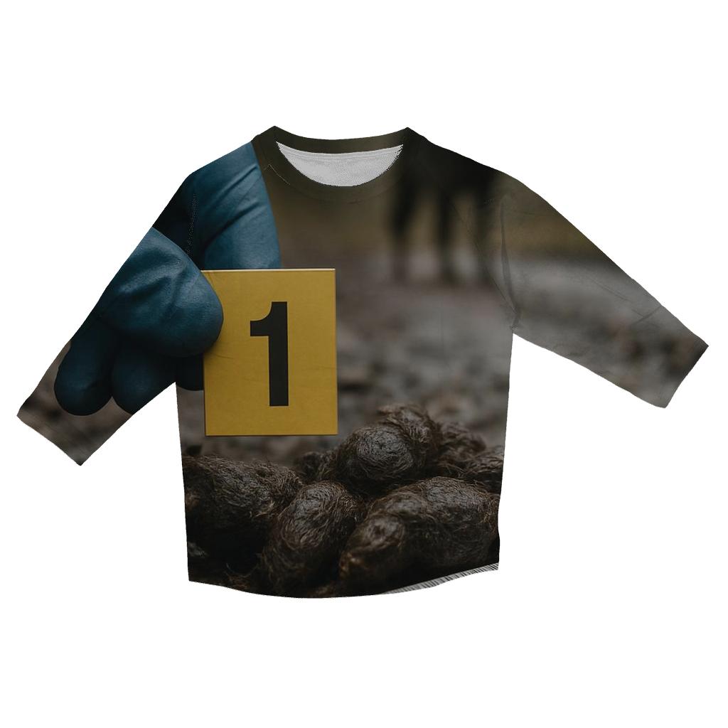 Forest Road Scat Survey Marker casual three quarter sleeve shirts