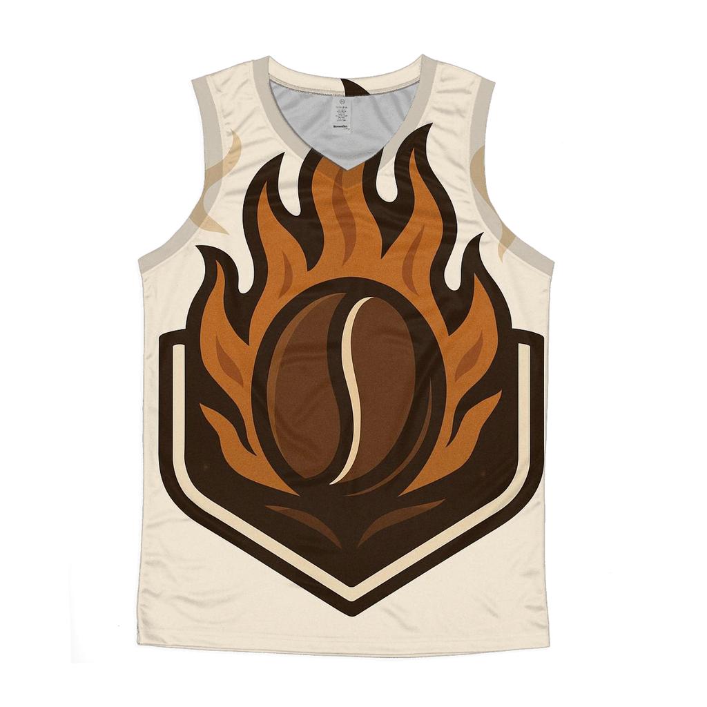Roaster Flame Crest graphic print tank tops