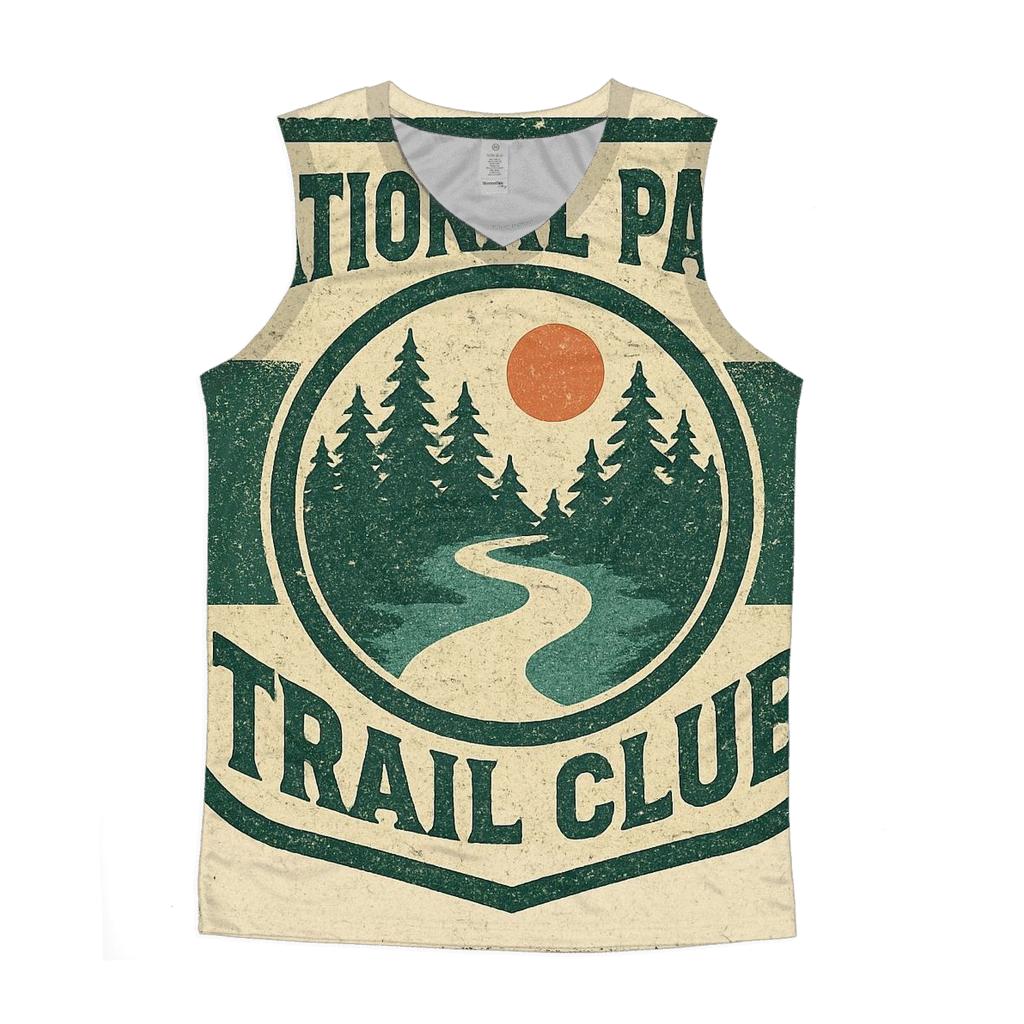 Worn 1970s National Park Trail Badge stylish racerback tanks