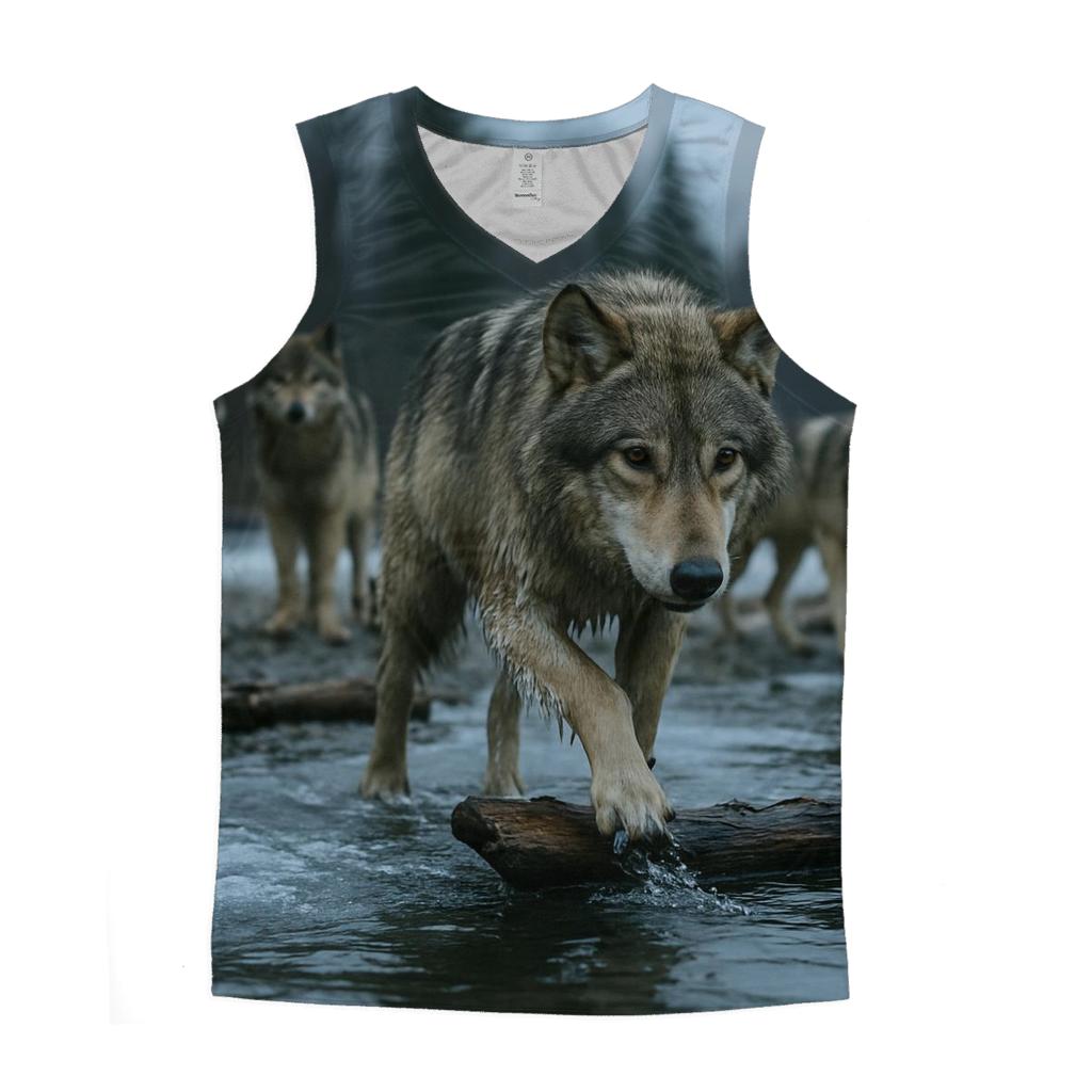 Ironwood Pack Crossing At First Thaw custom tank tops