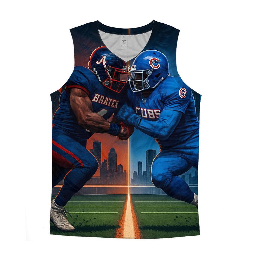 Skyline Scrimmage Braves Versus Cubs custom tank tops