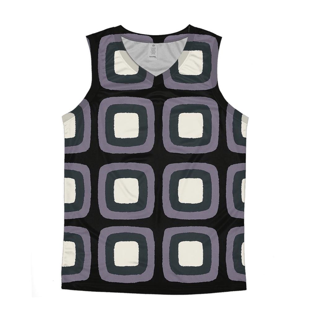 Itajime Eclipse Clamp Grid cotton sleeveless tops
