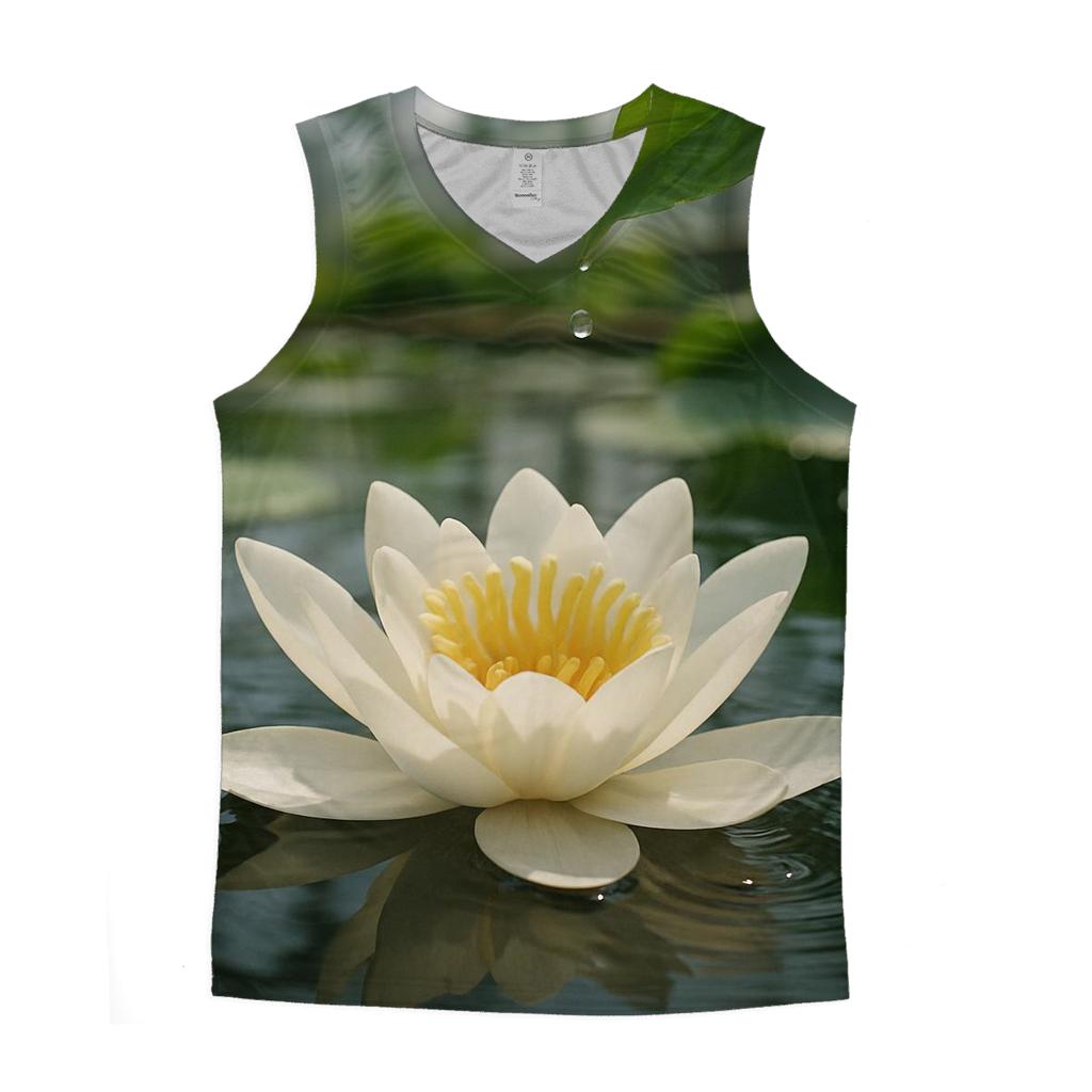 Water Lily Pollination Study In Greenhouse Basin casual summer tank tops